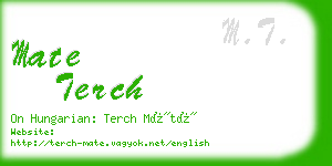 mate terch business card